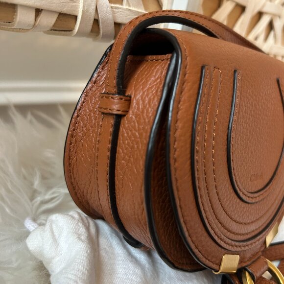 Chloe  Calfskin Nano Marcie Saddle Bag EUC - Picture 13 of 15